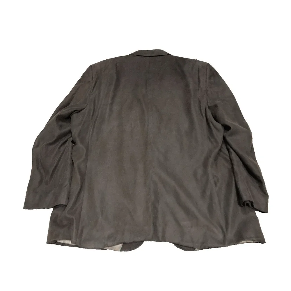 Jack Victor Brown Blazer 48R  Luxury Soft Feels Like Suede Made in Canda